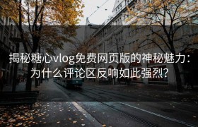 揭秘糖心vlog免费网页版的神秘魅力：为什么评论区反响如此强烈？