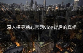 深入探寻糖心官网Vlog背后的真相