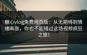 糖心vlog免费网页版：从无期待到情绪高涨，你也不能错过这场视频疯狂之旅！