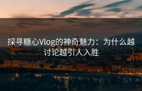 探寻糖心Vlog的神奇魅力：为什么越讨论越引人入胜