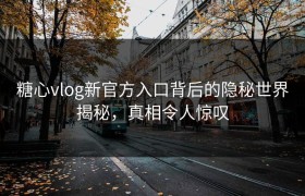 糖心vlog新官方入口背后的隐秘世界揭秘，真相令人惊叹