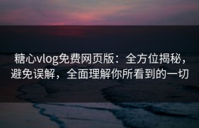 糖心vlog免费网页版：全方位揭秘，避免误解，全面理解你所看到的一切