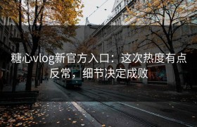 糖心vlog新官方入口：这次热度有点反常，细节决定成败